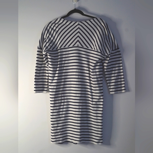 Scotch and soda navy striped mini dress - Picture 3 of 6